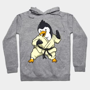 Comic Pinguin does Karate Hoodie